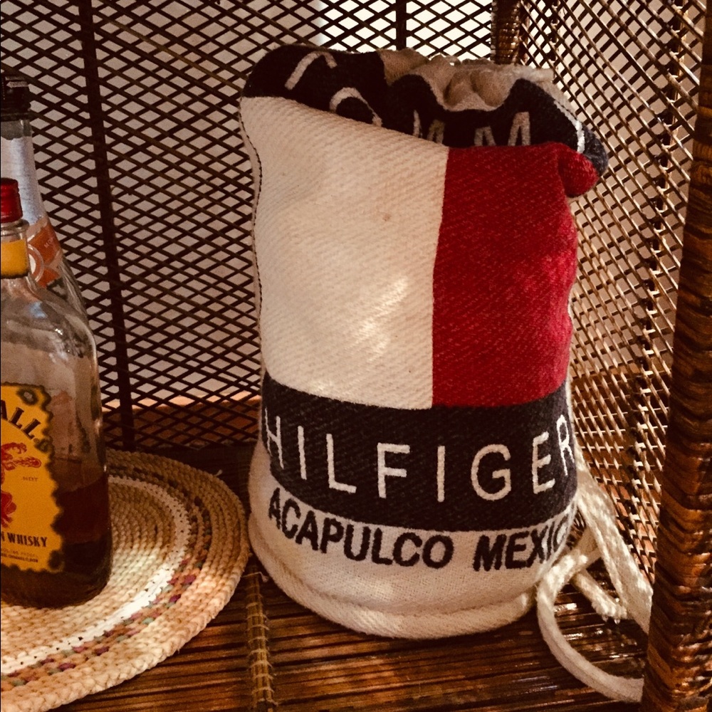 Vintage Printed Beach Sack